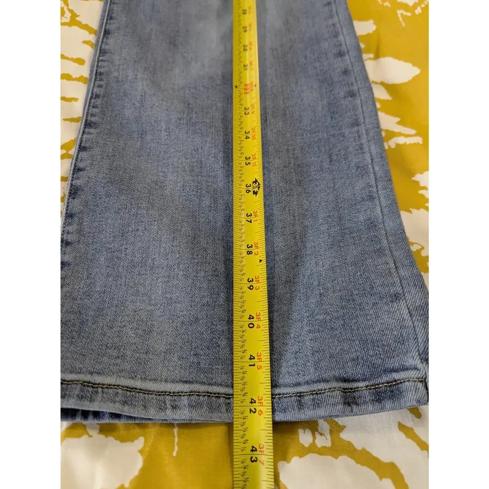 Judy Blue Mid Rise Straight Fit Women's Denim Jeans Sz 14W - Picture 8 of 15